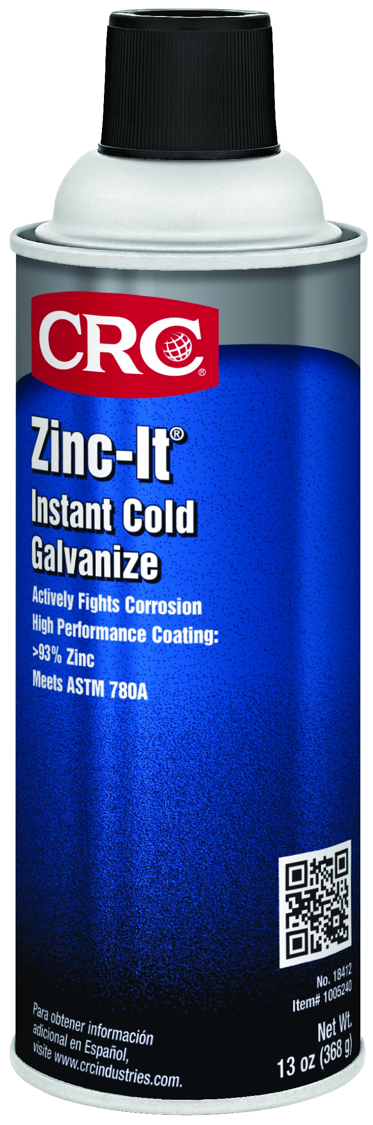 AIH | CRC® 18412 Zinc-It® Instant Cold Galvanized Coating, 16 oz