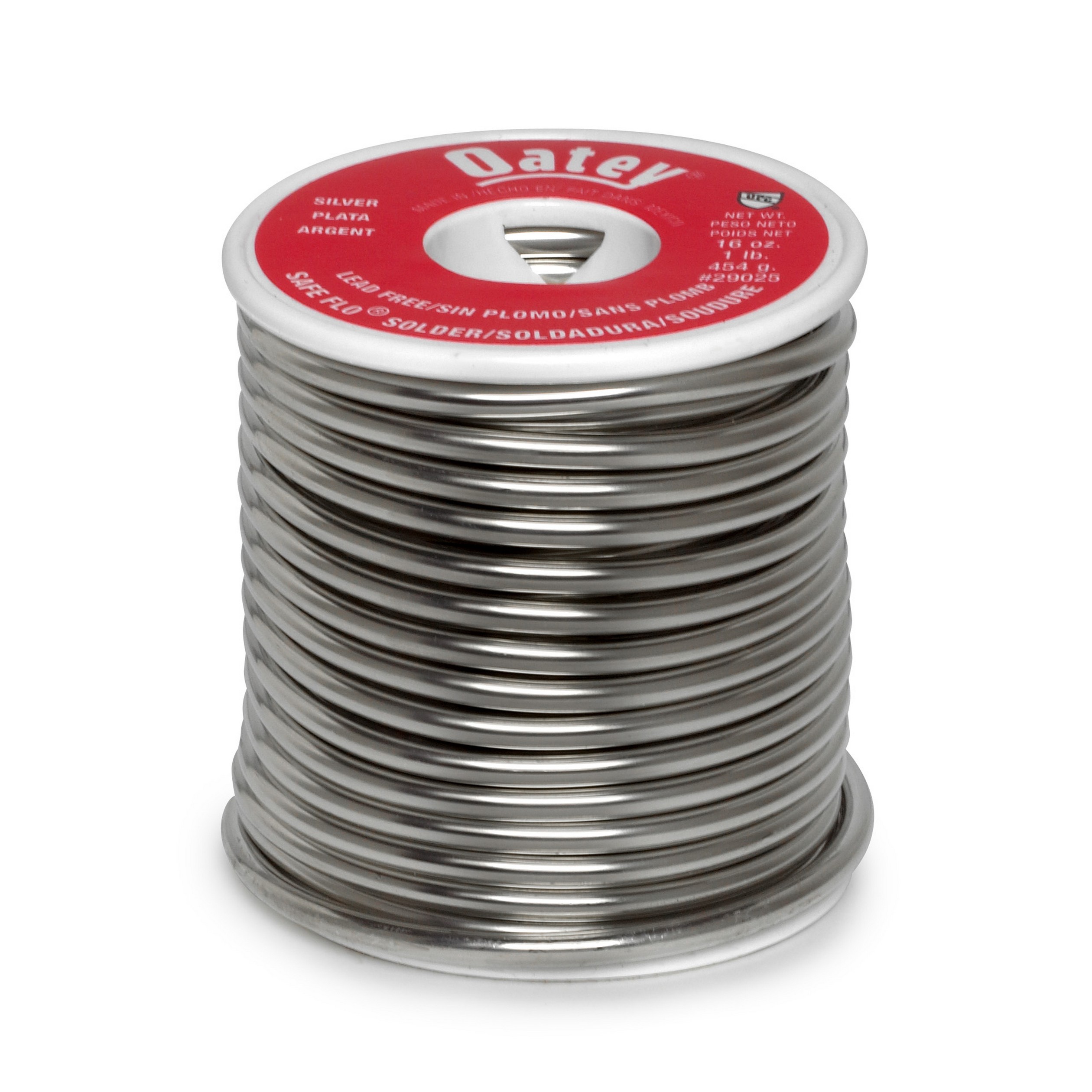 AIH | Oatey® Safe Flo® 29025 Silver Wire Solder, 420 to 460 deg F