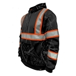 SafetyShirtz SS360 Deepwoods Camo Safety Hoody - ANSI Class 3 High-Visibility Workwear - View #8