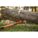 Peavies and pike poles for gripping, rolling, positioning, and handling logs and timber.