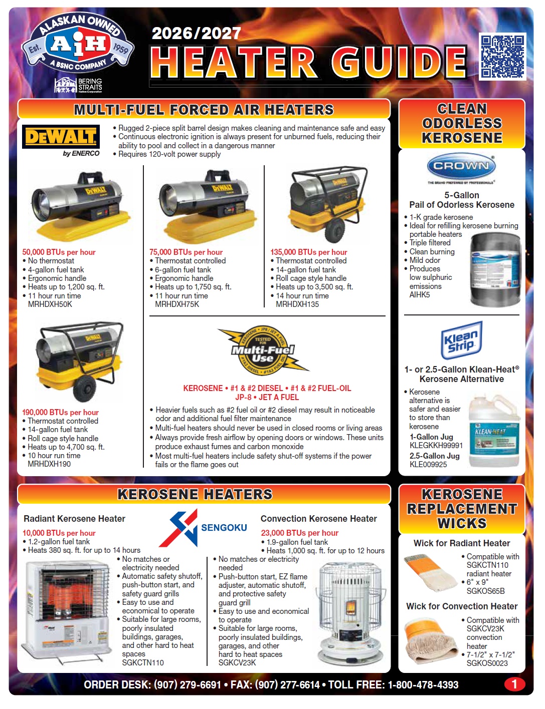 Explore the AIH Heater Guide to find the right heating solutions for your home, garage, workshop, or jobsite and stay warm during Alaska's cold weather.