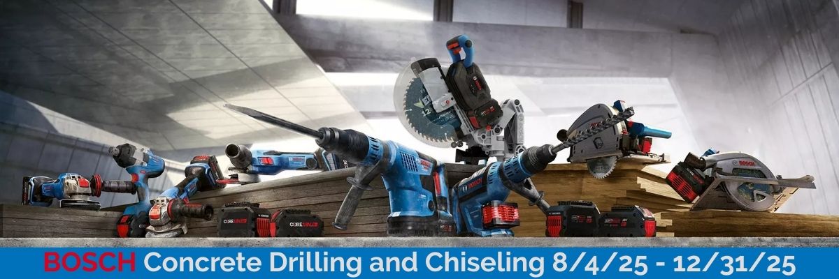 Bosch 2025 Concrete Accessories Promotion