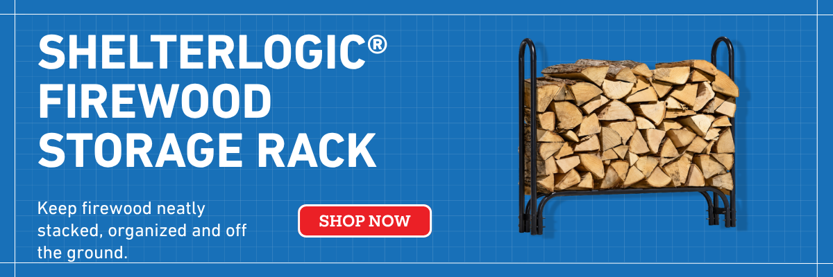 ShelterLogic 1/5 Cord Firewood Storage Rack, 4'2