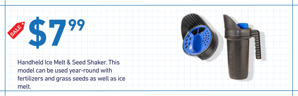 Handheld Ice Melt & Seed Spreader