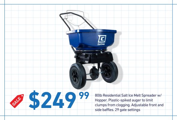 Ice Melt Spreader w/ Hopper