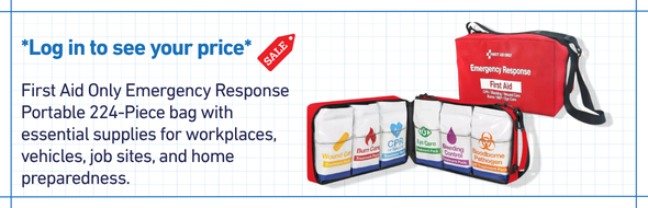 Emergency Response Bag w/ 6 Treatment Packs