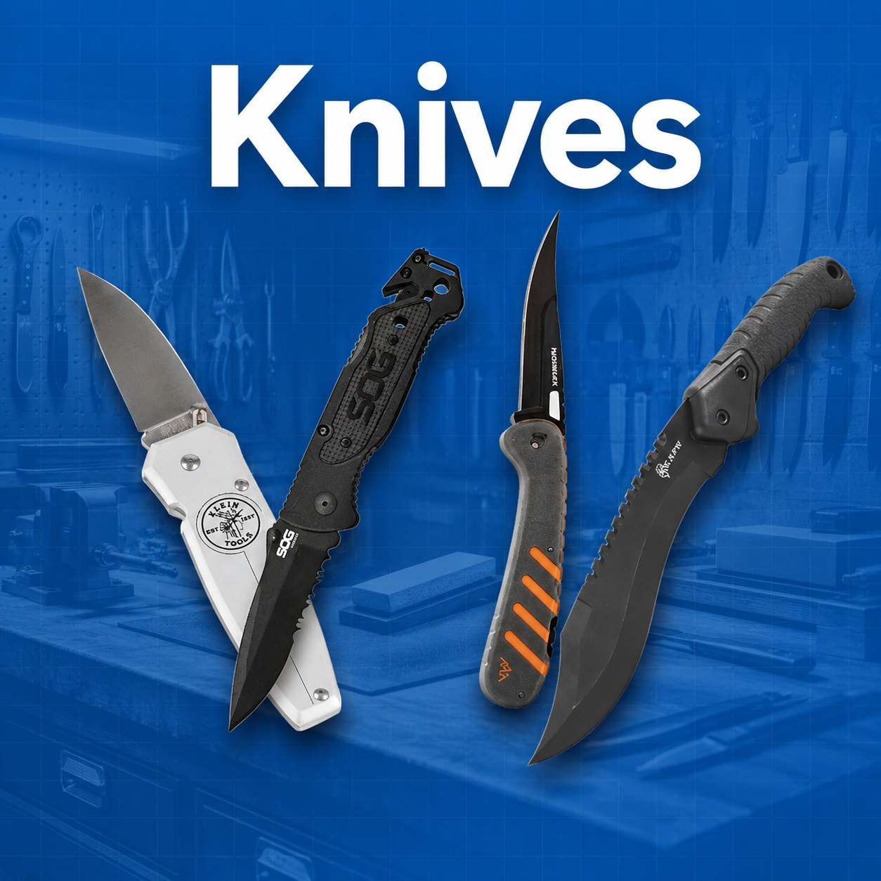 Shop different types of knives at AIH