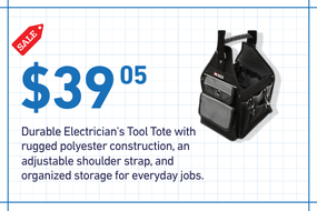 Electrician's Tool Tote