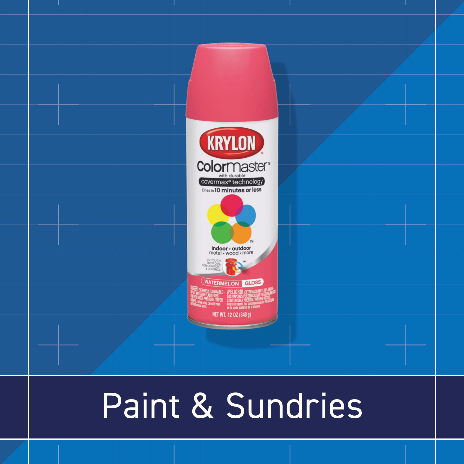 Shop paint and sundries supplies