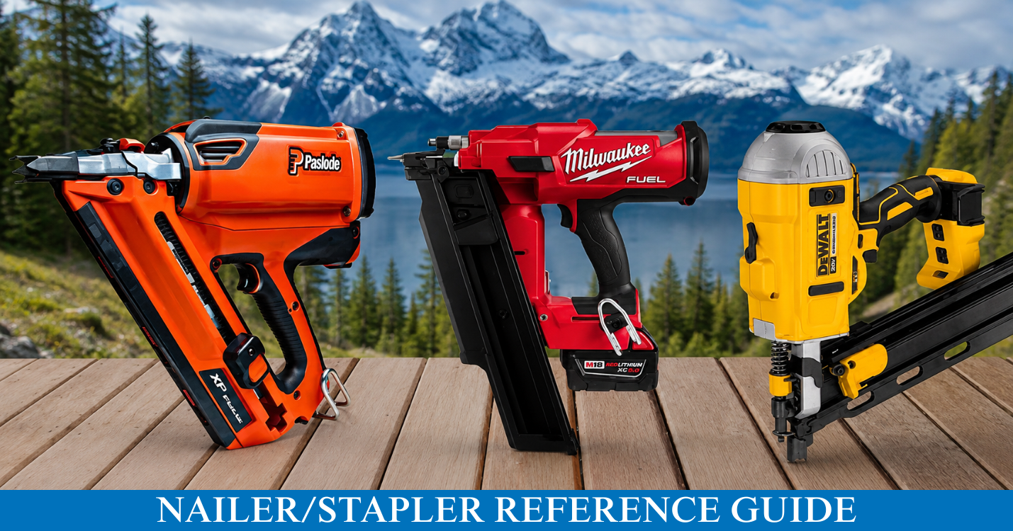 Nailer and Staple Reference Guide