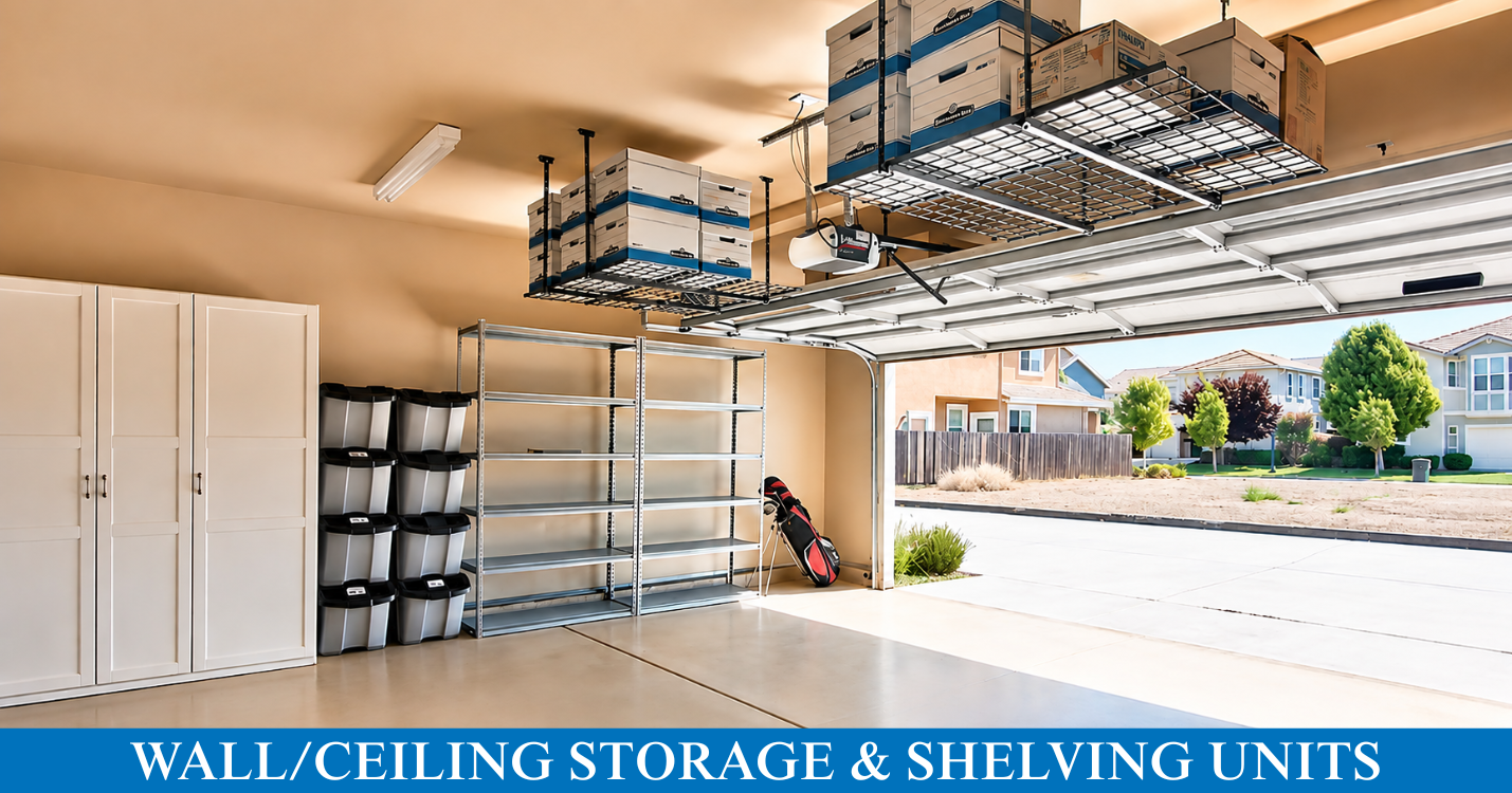 Wall/Ceiling Storage & Shelving Units